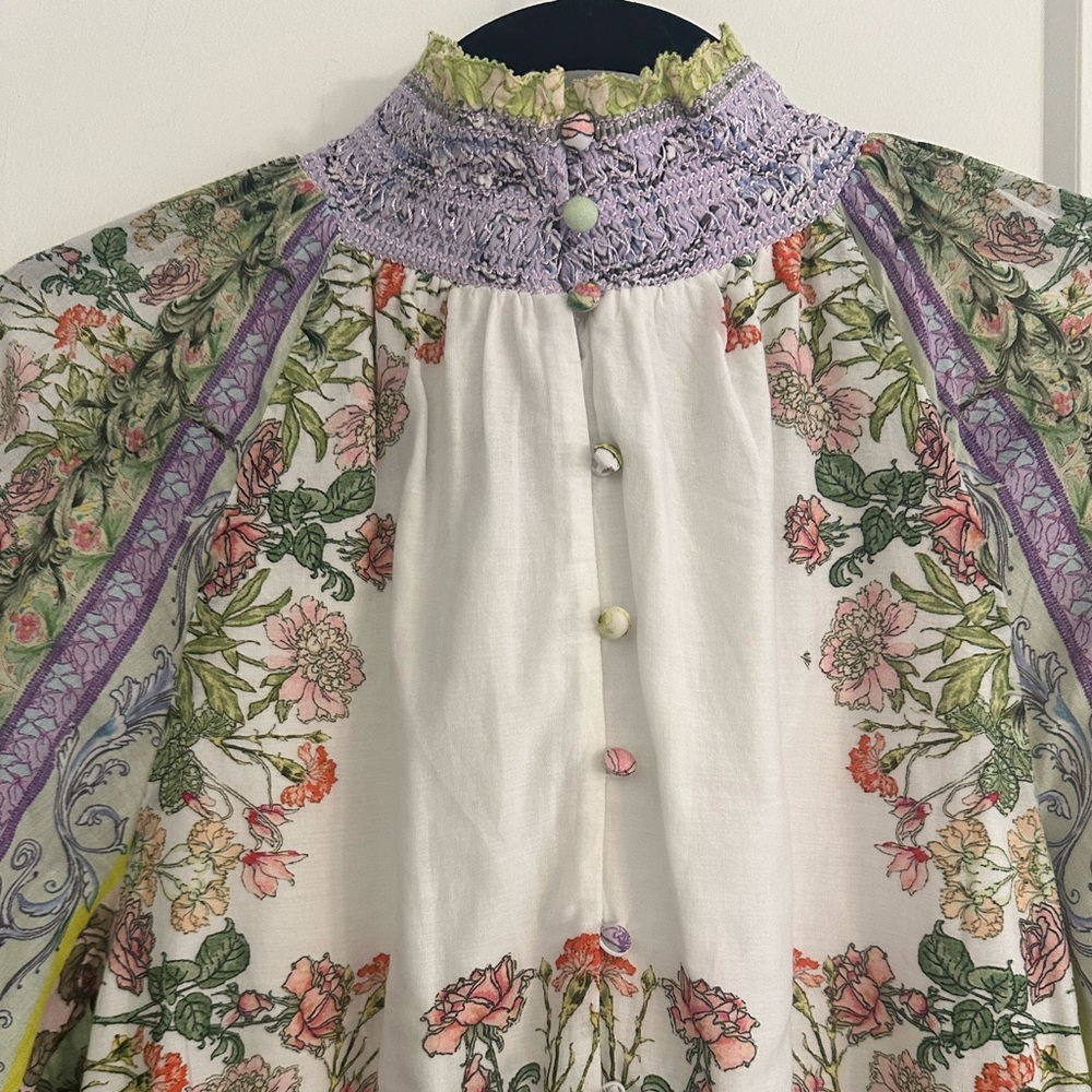 NWT Alice + Olivia Lavinia Blouson Sleeve Mini Dress Size 10 - Picture 11 of 16